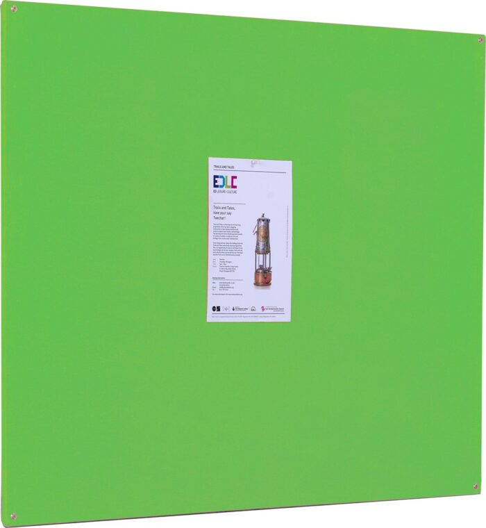 Spaceright Accents FlameShield Unframed Noticeboard - Multiple Size and Colour Options-38535