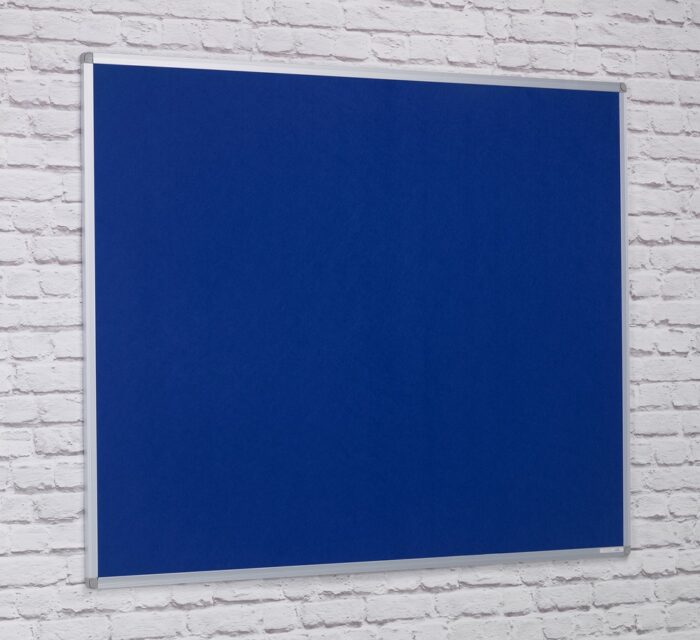 Spaceright Aluminium Framed Noticeboard - Multiple Size and Colour Options-38683