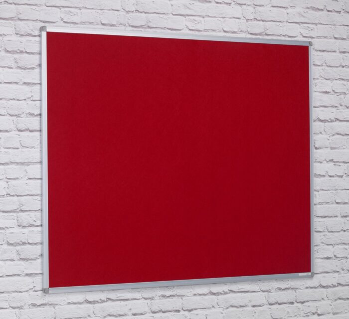 Spaceright Aluminium Framed Noticeboard - Multiple Size and Colour Options-38686