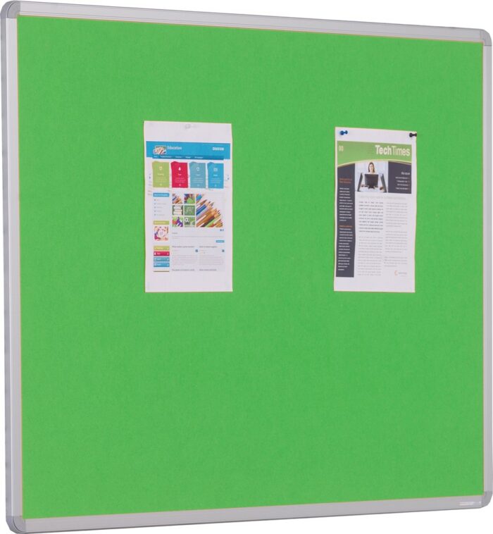 Spaceright Accents Aluminium Framed Noticeboard - Multiple Size and Colour Options-0