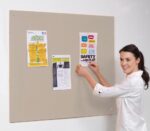 Spaceright Accents FlameShield Unframed Noticeboard - Multiple Size and Colour Options-38541