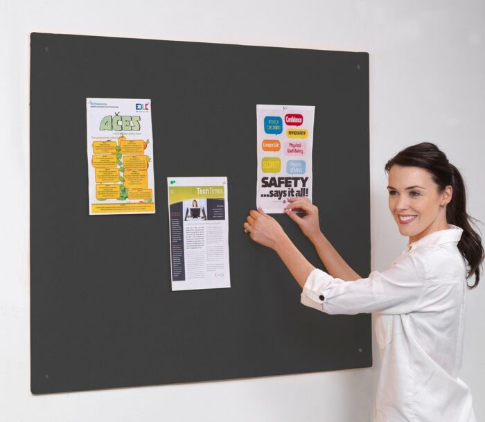 Spaceright Accents Unframed Noticeboard - Multiple Size and Colour Options-38716