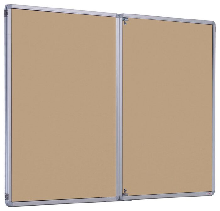 Spaceright Accents FlameShield Tamperproof Noticeboard - Multiple Size and Colour Options-38583
