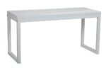 Spaceright Cube Set (Table & 2 x Benches) - Oak and White Finishes-38449