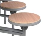Spaceright 8 Seat Primo Round Mobile Folding Table - Multiple Seat and Colour Options-38481