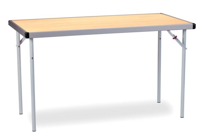 Spaceright Fast Fold Rectangular Table - Multiple Size and Colour Options-38456
