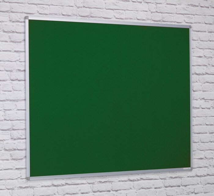 Spaceright FlameShield Aluminium Framed Noticeboard - Multiple Size and Colour Options-38516