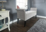 GFW Balmoral Storage Window Seat in Silver Chenille-38946