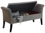 GFW Balmoral Storage Window Seat in Silver Chenille-0