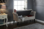 GFW Balmoral Storage Window Seat in Silver Chenille-38949