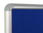 Spaceright SmartShield Aluminium Framed Noticeboard - Multiple Size and Colour Options-38798