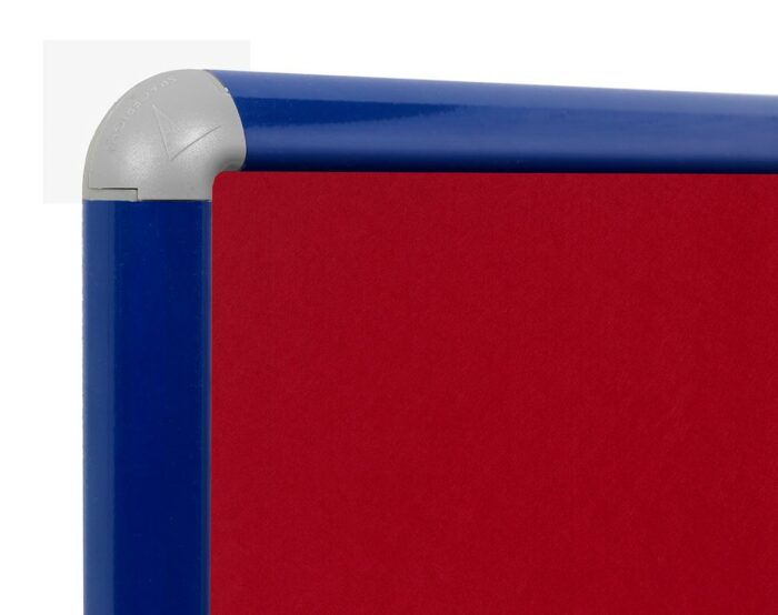 Spaceright SmartShield Aluminium Framed Noticeboard - Multiple Size and Colour Options-38797