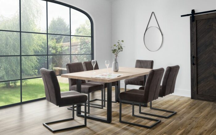 Julian Bowen Brooklyn Dining Chair - Charcoal Grey-39109