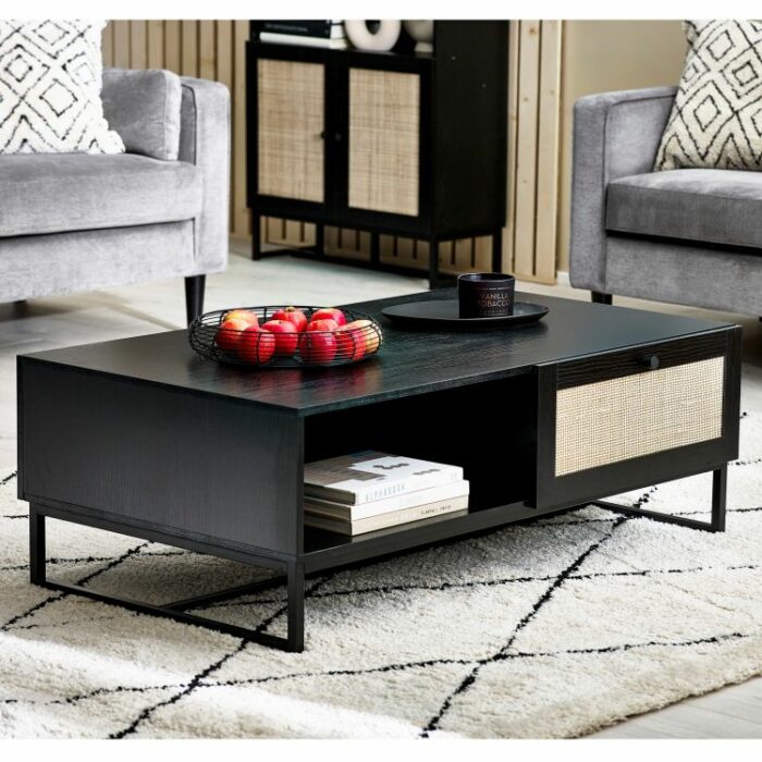 Julian Bowen Padstow Coffee Table - Black-39413