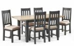 Julian Bowen Bordeaux Dining Chair - Dark Grey-39064