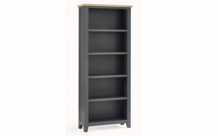 Julian Bowen Bordeaux Tall Bookcase - Dark Grey-0