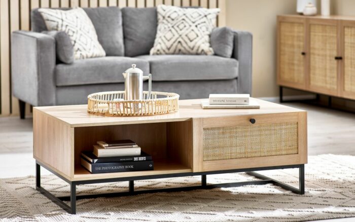 Julian Bowen Padstow Coffee Table - Oak-39388