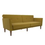 Dorel Novogratz Regal Sofa Bed - Mustard Linen-39673