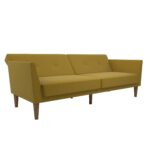 Dorel Novogratz Regal Sofa Bed - Mustard Linen-0