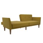 Dorel Novogratz Regal Sofa Bed - Mustard Linen-39671