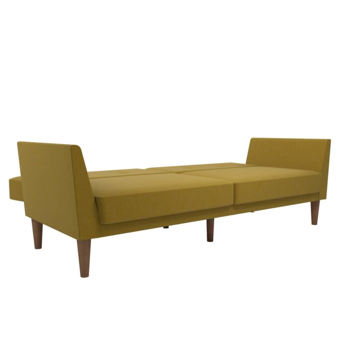 Dorel Novogratz Regal Sofa Bed - Mustard Linen-39669