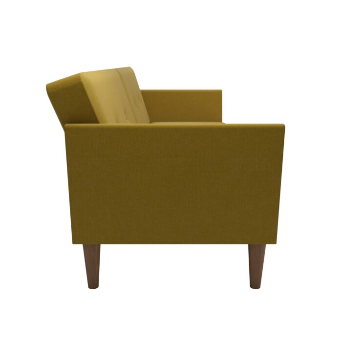 Dorel Novogratz Regal Sofa Bed - Mustard Linen-39681