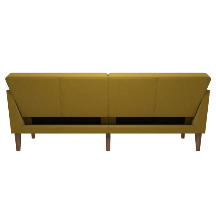 Dorel Novogratz Regal Sofa Bed - Mustard Linen-39676