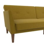 Dorel Novogratz Regal Sofa Bed - Mustard Linen-39685
