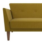 Dorel Novogratz Regal Sofa Bed - Mustard Linen-39687