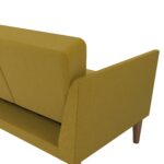 Dorel Novogratz Regal Sofa Bed - Mustard Linen-39686