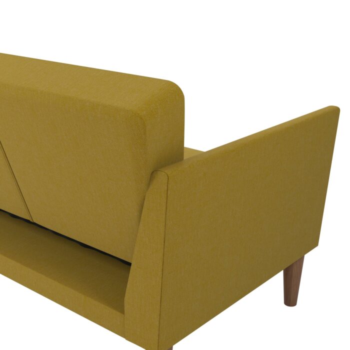 Dorel Novogratz Regal Sofa Bed - Mustard Linen-39686