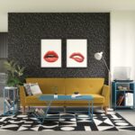Dorel Novogratz Regal Sofa Bed - Mustard Linen-39688