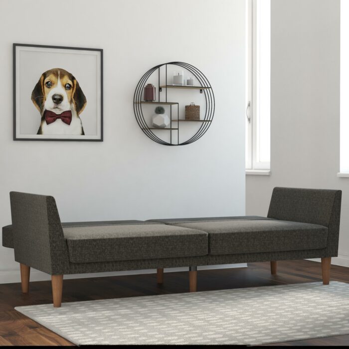 Dorel Novogratz Regal Sofa Bed - Grey Linen-39606