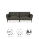 Dorel Novogratz Regal Sofa Bed - Grey Linen-39602