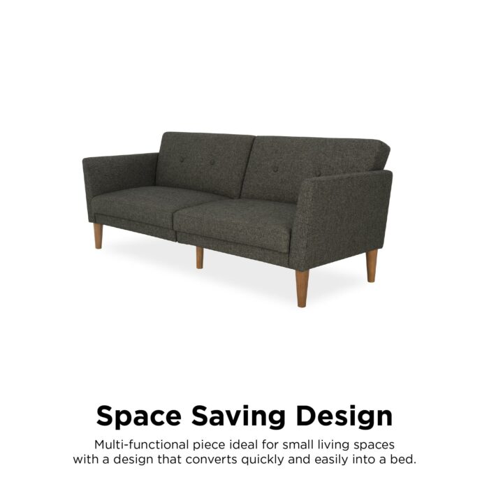 Dorel Novogratz Regal Sofa Bed - Grey Linen-39600