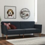 Dorel Novogratz Regal Sofa Bed - Blue Linen-39561