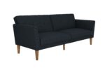 Dorel Novogratz Regal Sofa Bed - Blue Linen-0