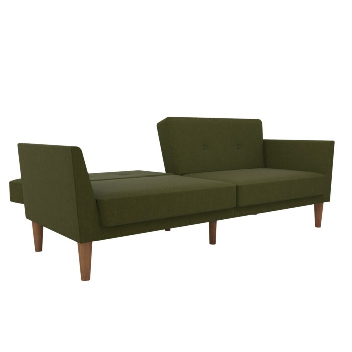 Dorel Novogratz Regal Sofa Bed - Green Linen-39490
