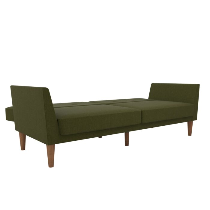 Dorel Novogratz Regal Sofa Bed - Green Linen-39488