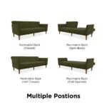 Dorel Novogratz Regal Sofa Bed - Green Linen-39493