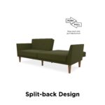 Dorel Novogratz Regal Sofa Bed - Green Linen-39487