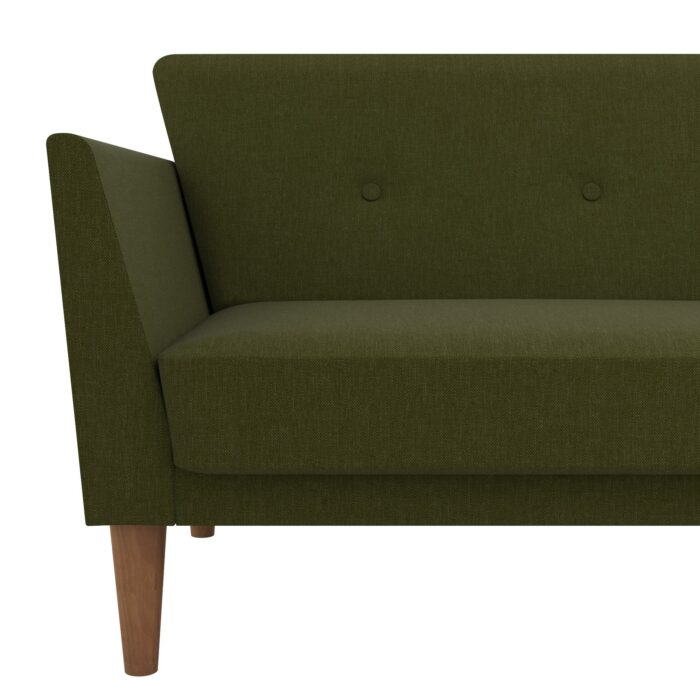 Dorel Novogratz Regal Sofa Bed - Green Linen-39506