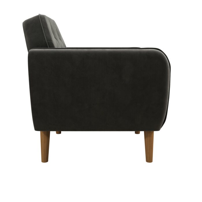 Dorel Novogratz Teresa Memory Foam Accent Chair - Grey Velvet-40257