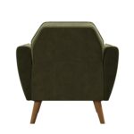Dorel Novogratz Teresa Memory Foam Accent Chair - Green Velvet-40276