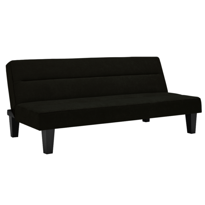 Dorel Kebo Futon in Black Velvet-0