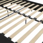 Dorel Dakota Upholstered Bed - Double - Black-39703