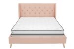 Dorel Novogratz Her Majesty Bed - King - Pink Linen-40120