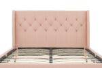 Dorel Novogratz Her Majesty Bed - King - Pink Linen-40121