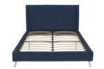Dorel Novogratz Her Majesty Bed - Double - Blue Linen-39980