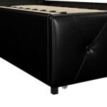 Dorel Dakota Bed with Storage - Single - Black-39760
